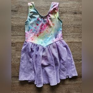 Toddler Girls Dance Gymnastics Tutu Leotard Dress 2T/3T